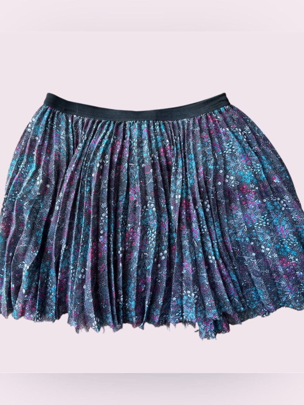 Free People FP One Floral Pleated Mini Skirt XS